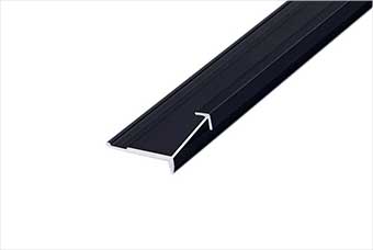 潜江航空纤维墙咔铝合金阳角线（哑黑氧化）