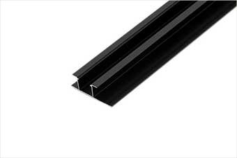 潜江航空纤维墙咔铝合金带灯中条（哑黑氧化）