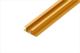 潜江航空纤维墙咔铝合金带灯中条（钛金氧化）