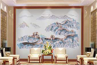 潜江森佰汇航空纤维墙咔（唯我中华）