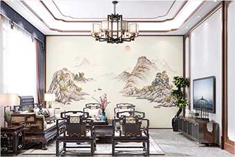 潜江森佰汇航空纤维墙咔（巴山蜀水）