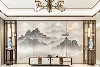 潜江森佰汇航空纤维（山水画系列）