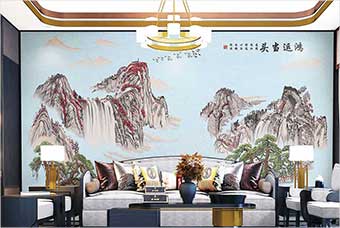 潜江森佰汇航空纤维墙咔（鸿运当头）